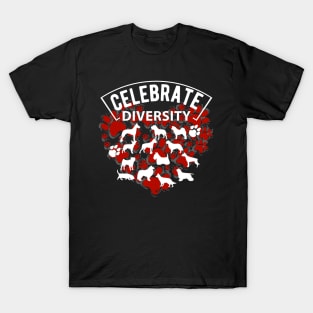 CELEBRATE DIVERSITY DOG T-Shirt